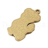 304 Stainless Steel Pendants STAS-C095-18G-2