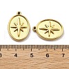 Ion Plating(IP) 304 Stainless Steel Pendants STAS-G347-09G-3