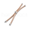 Twisted Nylon Cord Silder Bracelets DIY-B066-03P-02-1