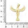 Brass Micro Pave Cubic Zirconia Pendants KK-D317-093G-01-3