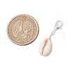 Shell Pendant Decoration HJEW-JM03185-01-4