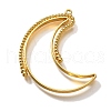 Alloy Open Back Bezel Pendants PALLOY-I223-04G-1
