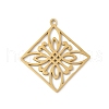 304 Stainless Steel Pendants STAS-G355-09G-1
