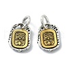 Tibetan Style Alloy Charms PALLOY-Q458-01AG-03-1