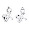 Non-Tarnish 201 Stainless Steel Pendants STAS-T044-237P-1