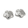 Non-Tarnish 304 Stainless Steel Bead Caps STAS-P363-04A-P-1