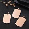 201 Stainless Steel Pendants STAS-S105-T590-22-3-7