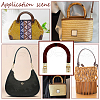 Arch Shape Resin Bag Handles FIND-WH0143-97G-5