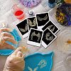Olycraft 9Pcs 9 Styles Nickel Self-adhesive Picture Stickers DIY-OC0004-31-6