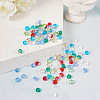 400Pcs 8 Colors Transparent Electroplate Glass Beads Strands EGLA-TA0001-22-4