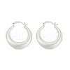 Brass Ring Hoop Earrings EJEW-Q391-10S-2