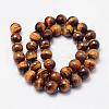 Natural Tiger Eye Beads Strands G-N0179-16-10mm-2