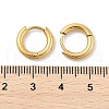 Ion Plating(IP) 304 Stainless Steel Huggie Hoop Earrings EJEW-G272-01-8mm-G-4