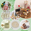 AHADERMAKER 100Pcs Unfinished Wood Beads WOOD-GA0001-60-6