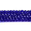 Transparent Glass Beads Strands GLAA-H021-04-09-2