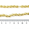 Electroplated Strong Magnetic Synthetic Hematite Beads Strands G-P518-03B-4