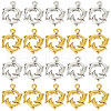 SUNNYCLUE 60Pcs 2 Colors Tibetan Style Alloy Pendants FIND-SC0004-94-1