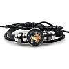 Constellation PU Leather Triple Layer Multi-strand Bracelets PW-WGF2E53-10-1