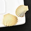 304 Stainless Steel Shell Shape Stud Earrings EJEW-P312-01G-2