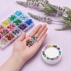 450Pcs 15 Colors Spray Painted Crackle Glass Beads CCG-YW0001-04-9