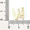 Brass Micro Pave Cubic Zirconia Pendants KK-M310-01G-23-3