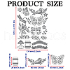 BBQ Daily Theme Custom Stainless Steel Metal Stencils DIY-WH0289-054-2
