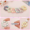 SOFPLATE 30Pcs Transparent Acrylic with Enamel Beads MACR-SP0001-04-6