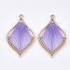 Cotton Thread Woven Pendants X-FIND-S306-03I-2