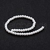Opaque Color Glass Round Bead Strands X-GLAA-I026-4mm-02-2