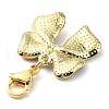 Bowknot Alloy Enamel Pendant Decorations HJEW-JM02209-5