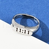 304 Stainless Steel Plain Band Finger Rings RJEW-P152-01P-2