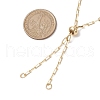 Brass Slider Necklace Makings AJEW-JB01271-2