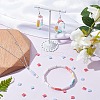  760Pcs 10 Colors 2-Hole Glass Seed Beads SEED-NB0001-35-5