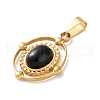Natural Black Onyx(Dyed & Heated) Pendants STAS-C120-14G-07-2