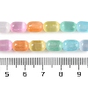 Rainbow Color Natural Selenite Beads Strands G-F750-M02-02-5