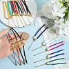 SUNNYCLUE 18Pcs 18 Colors Nylon Cords Bracelet Makings Fit for Connector Charms MAK-SC0001-25-3