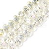 Electroplate Glass Beads Strands EGLA-T021-11B-1