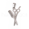 Tarnish Resistant 304 Stainless Steel Pendants STAS-G235-02P-1