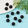 Polymer Clay Rhinestone Beads RB-C1438-12mm-A02-4