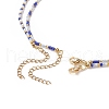 2Pcs 2 Style Natural Shell Star & Glass Seed Beaded Necklaces Set for Women NJEW-JN04245-5
