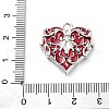 Alloy Enamel Pendants PALLOY-V002-02P-02-3