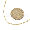 Brass Bar Link Chain Necklaces NJEW-JN04748-01-4