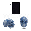 SUNNYCLUE Halloween Dyed & Heated Natural Blue Aventurine Home Decorations DJEW-SC0001-03A-2