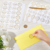 Word Gold Foil Self-adhesive Stickers DIY-WH20001-13H-3