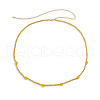 Bohemian Flower Glass Seed Beaded Waist Belly Chains for Women FS-WG02566-02-1