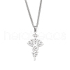 201 Stainless Steel Pendant Necklaces for Man NJEW-Q336-02A-P-1