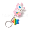Resin Pendant Keychain KEYC-JKC01070-01-4