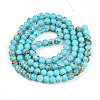 Baking Painted Glass Beads Strands DGLA-N010-8mm-03-2