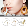 SUPERFINDINGS 200Pcs Silicone Ear Nuts SIL-FH0001-15-4