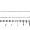 2mm Rack Plating Brass Satellite Chain Necklaces for Women Men MAK-L044-11P-4